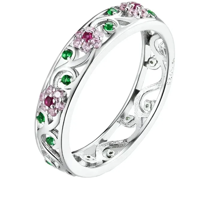 925 Sterling Silver Garden Ring