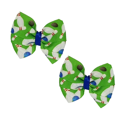 Bella Hair Bow - Ten Pin Bowling