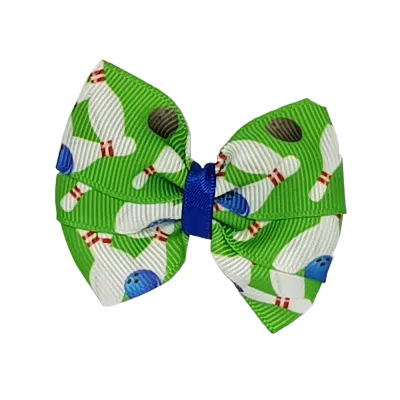 Bella Hair Bow - Ten Pin Bowling