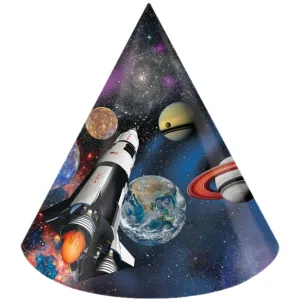 Bulk Space Blast Party Hats (48 per Case)