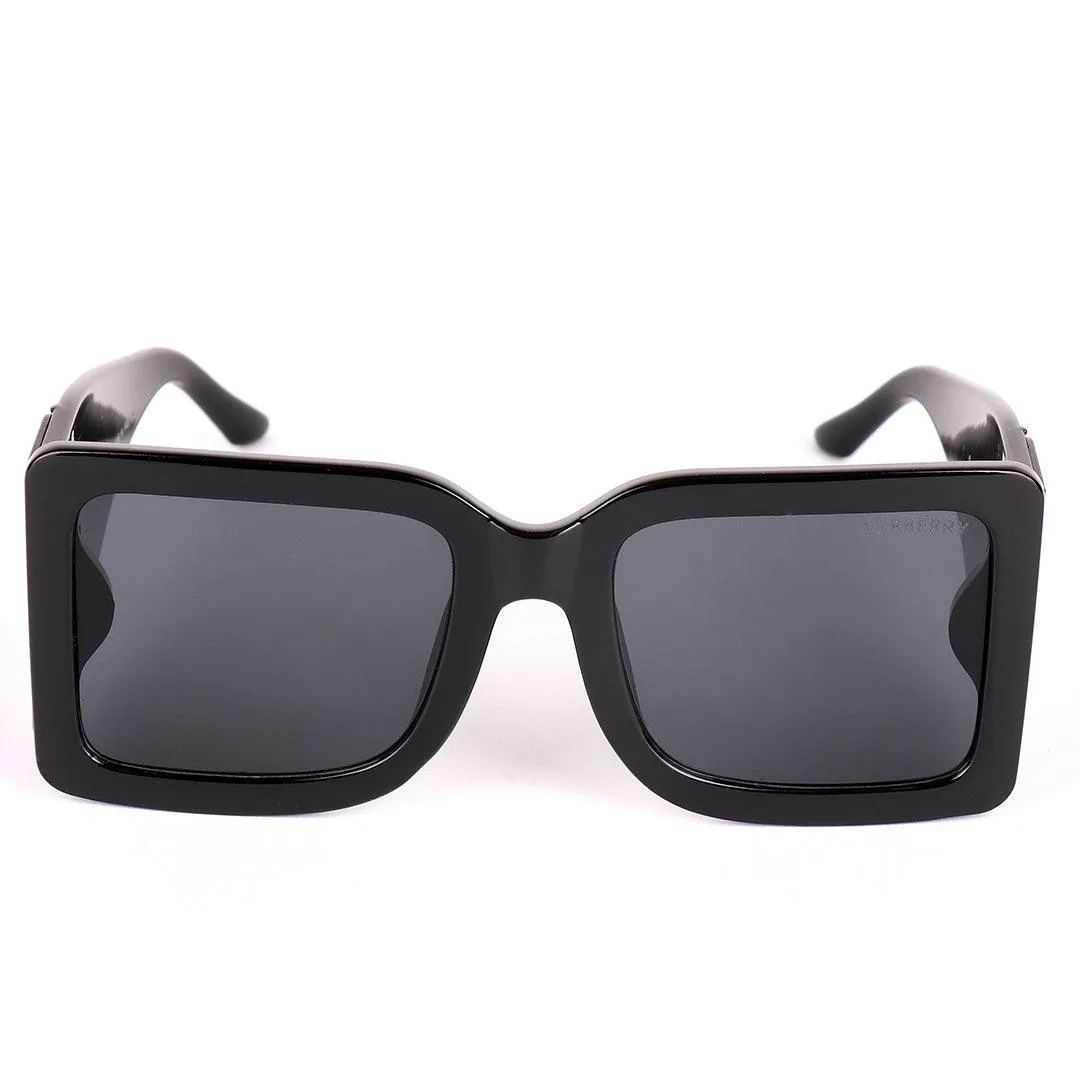 Burberry Square Frame All Black Designed Sunglasses