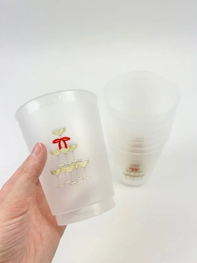 Champagne Tower Cups Set of 8