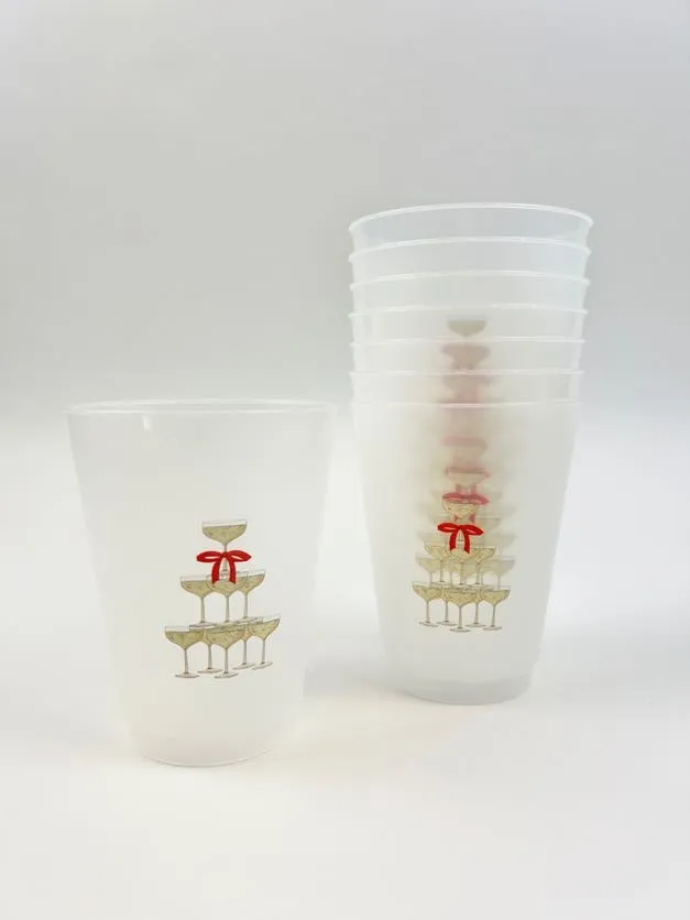 Champagne Tower Cups Set of 8