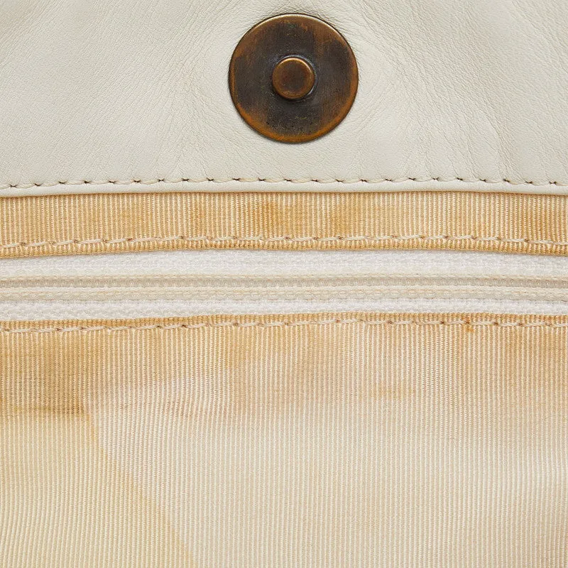 Chanel Cocomark Handbags Handbags White Leather  Chanel