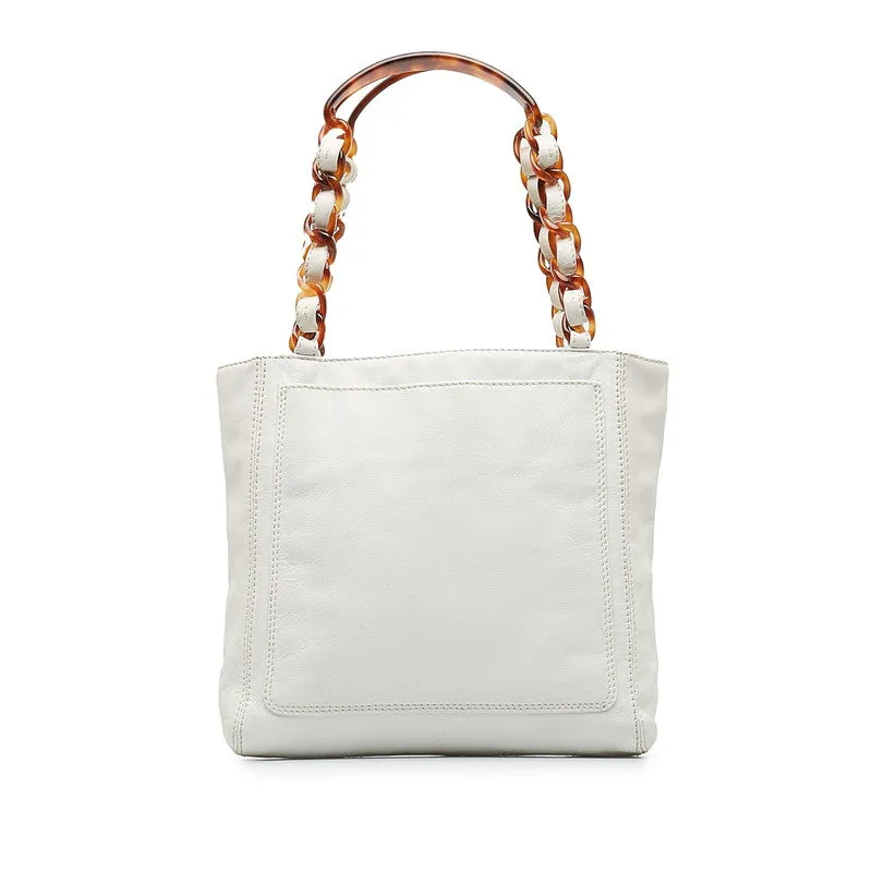 Chanel Cocomark Handbags Handbags White Leather  Chanel