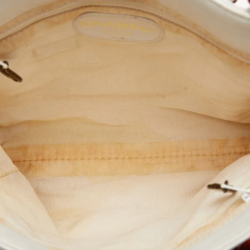 Chanel Cocomark Handbags Handbags White Leather  Chanel