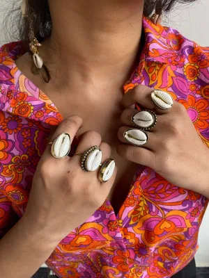 Cowrie Rings