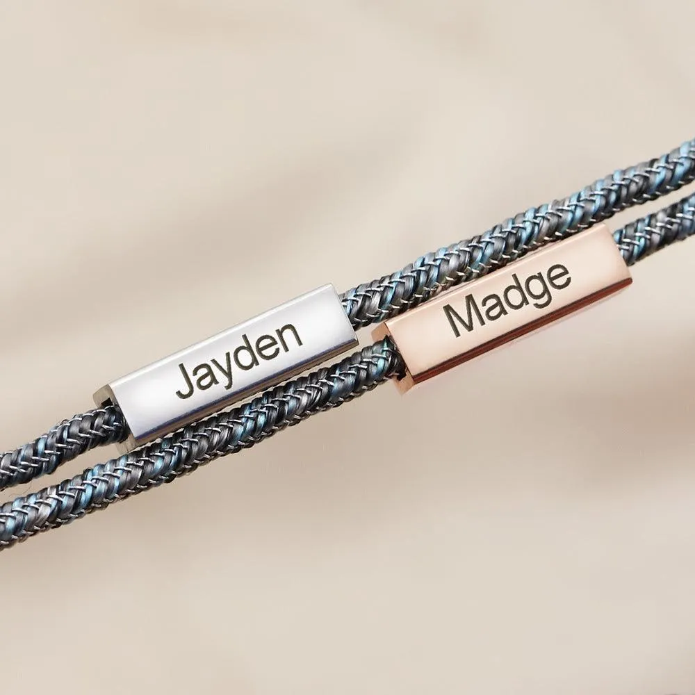 Friends Bracelet, Couple Bracelets, Matching Bracelets for Couples - Personalized Friendship Jewelry