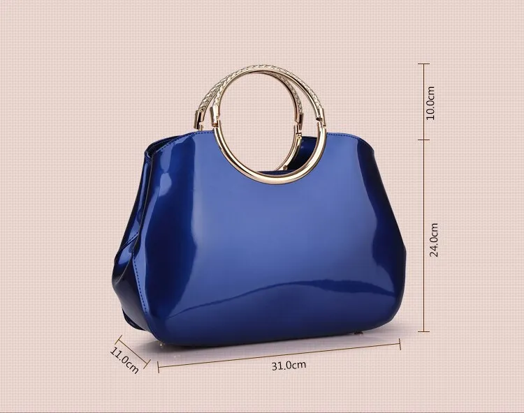 Metal Ring Bag And Wallet Sets