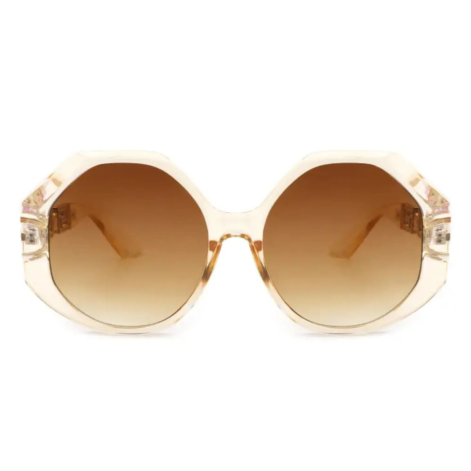 Oversized Round Geometric Ladies Sunglasses