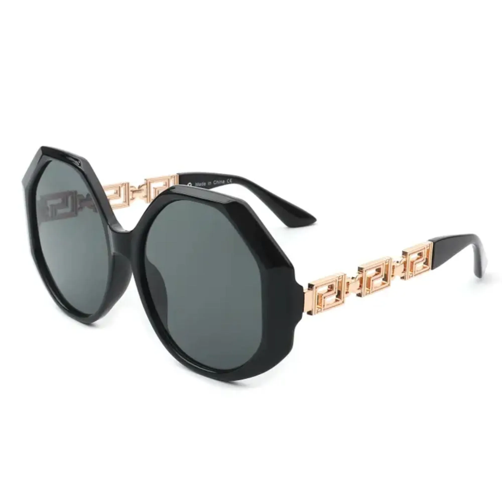 Oversized Round Geometric Ladies Sunglasses