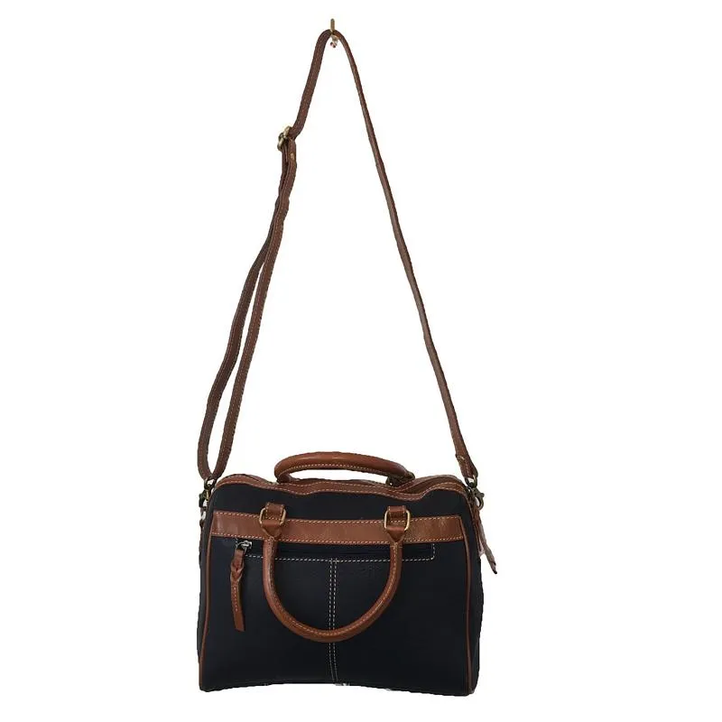 Prelude Navy Twin Grab Handle Bag