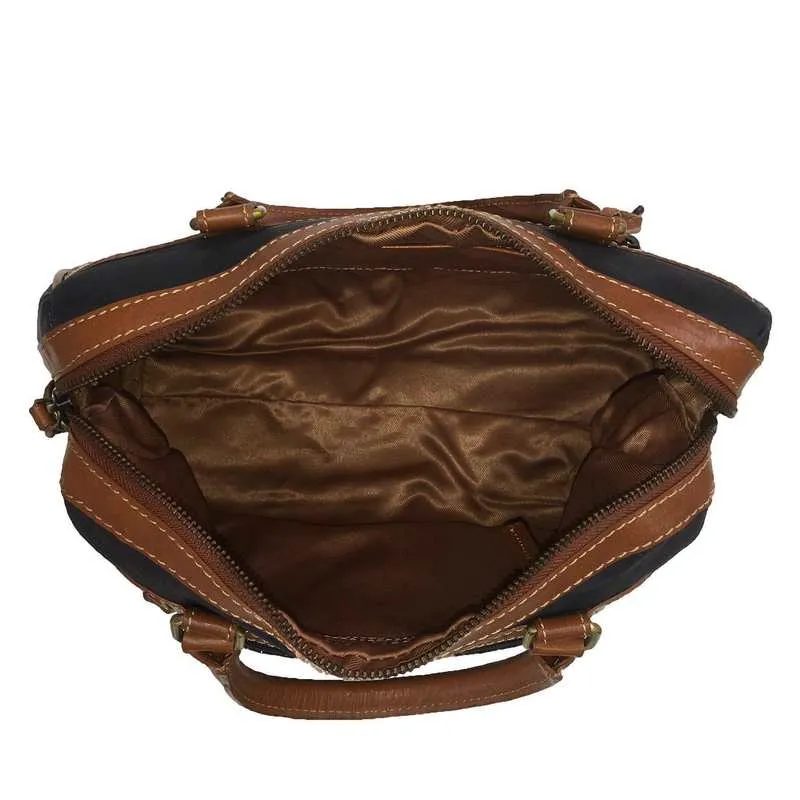Prelude Navy Twin Grab Handle Bag