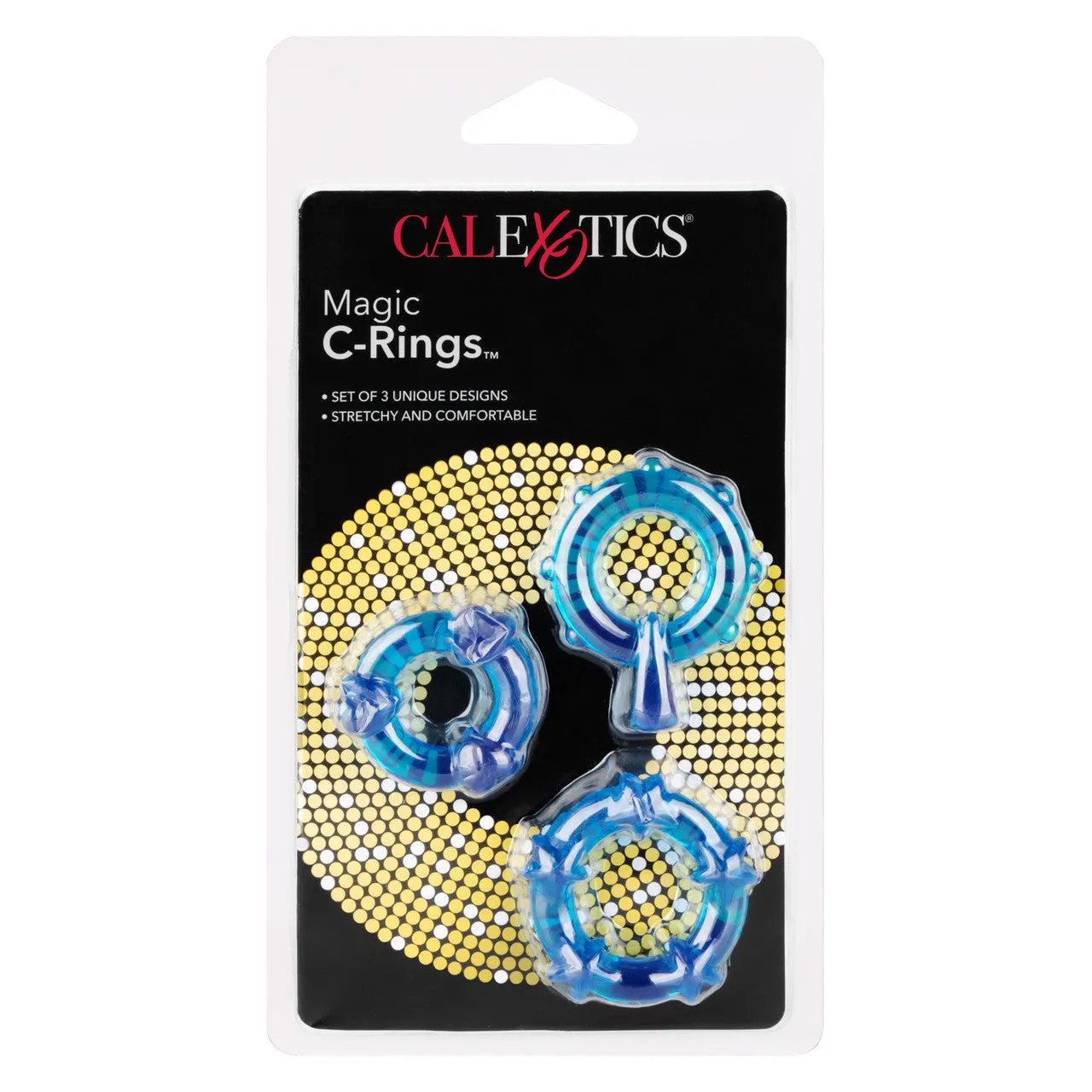 Rings! Magic C Rings Cock Rings (3 Piece Set) - Blue