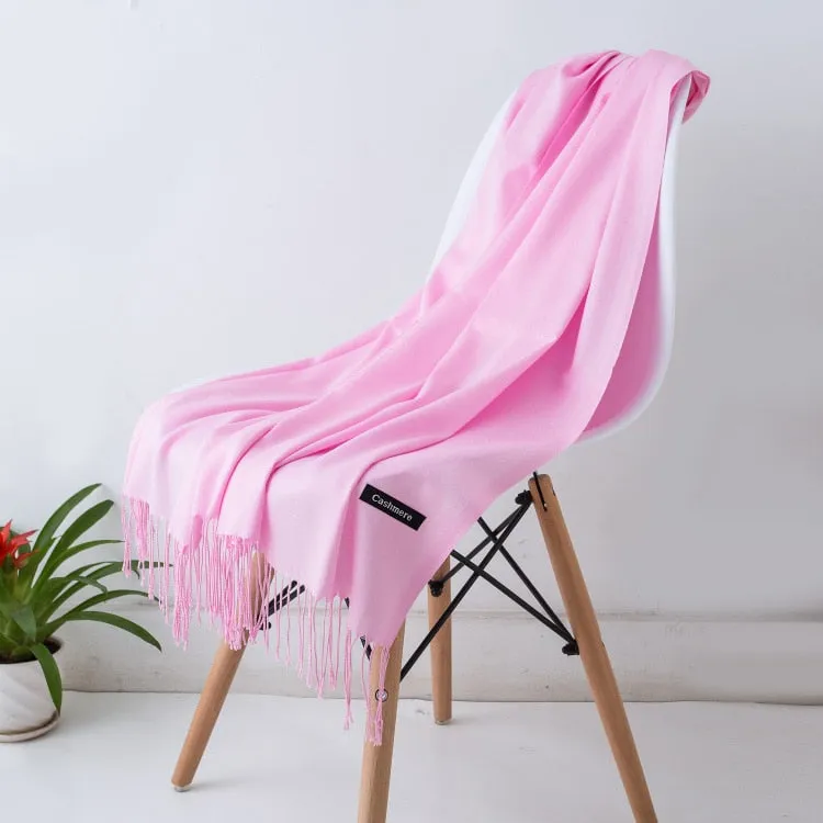 Solid Color Women Scarf