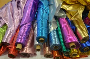Tissue Lame Fabric | 45" Wide | Made in Japan | Apparel, Theatric, Cosplay, Event, Decor |